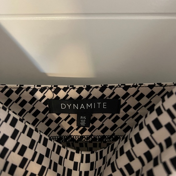 Black and white dynamite dress - Picture 1 of 4